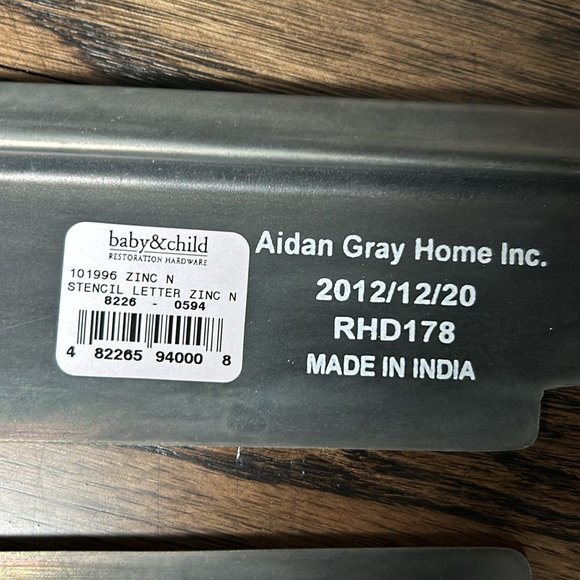 RH baby & child stencil letters - Picture 5 of 5